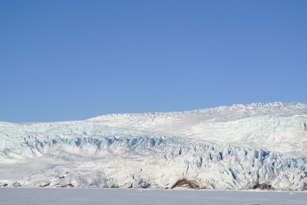Nordenskiöld glacier in Svalbard, Norway