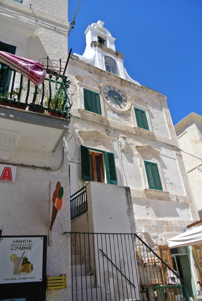 Side street in Polignano a Mare, Puglia, Italy