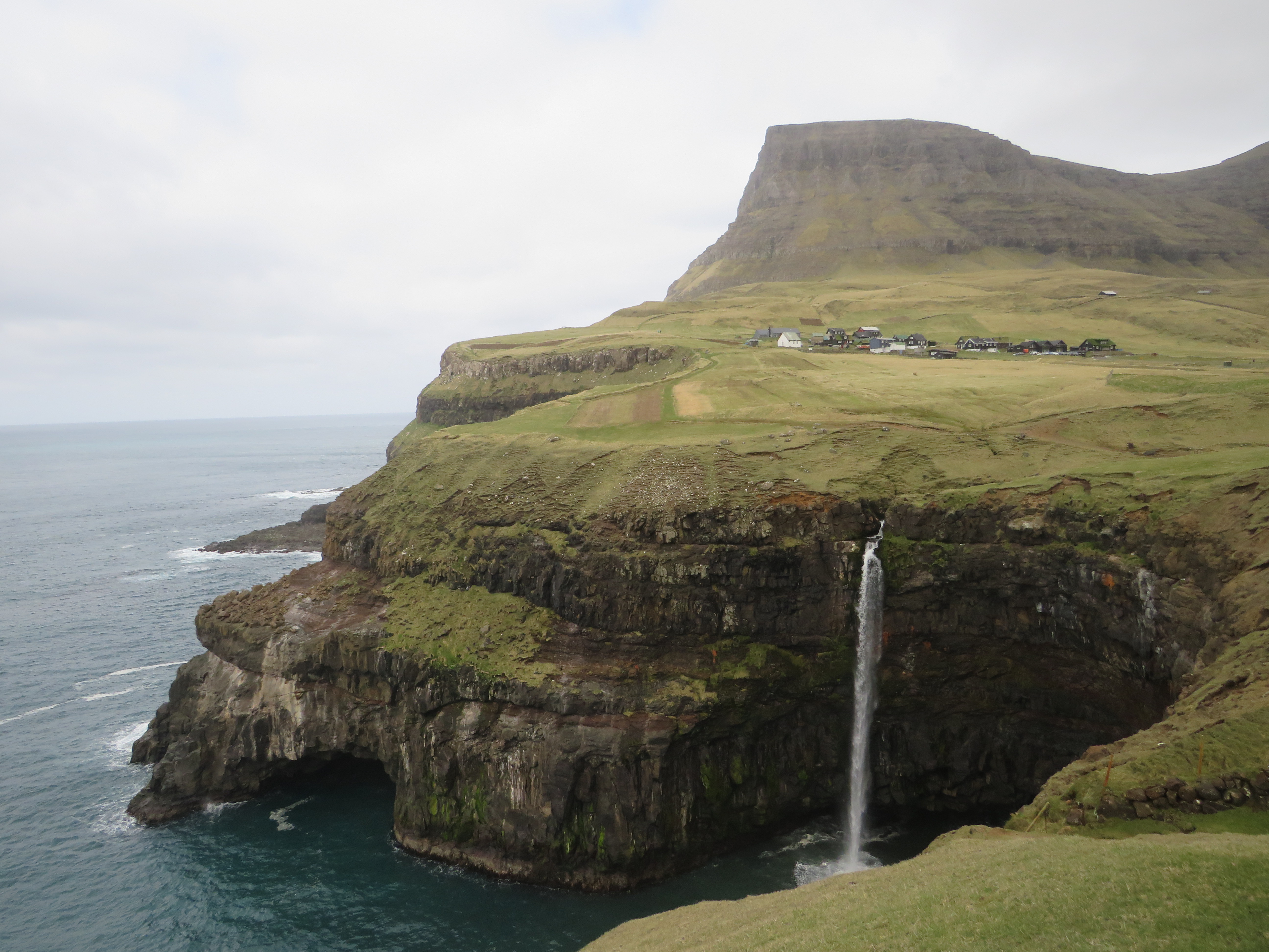 Gasadalur waterfall in the Faroe Islands