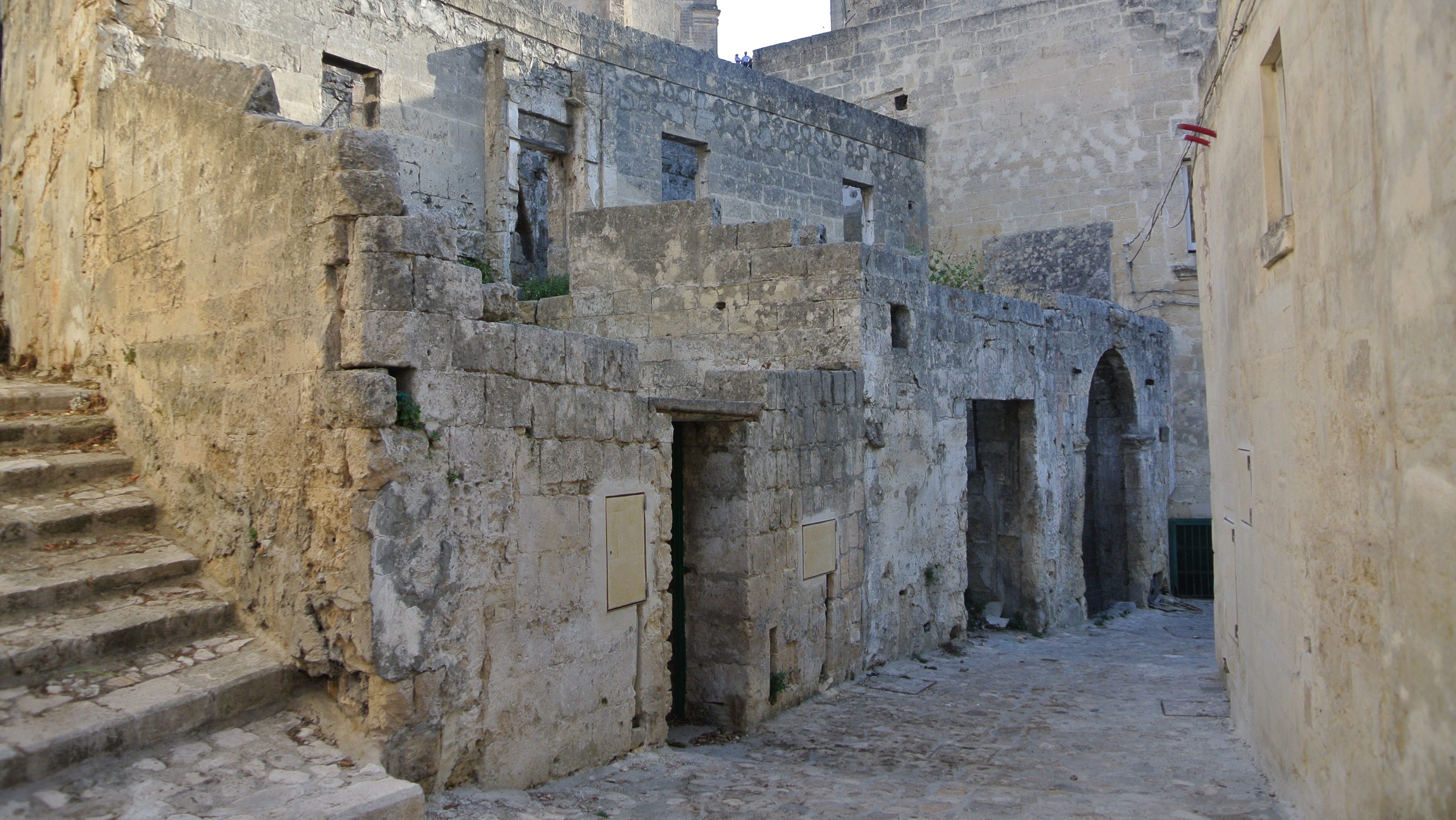 Houses in Matera, Italy